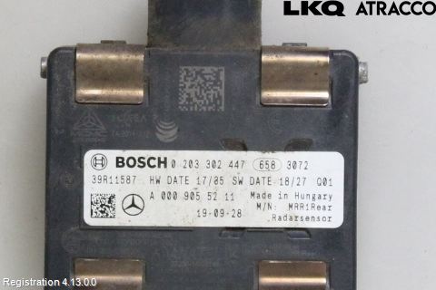 Mercedes-Benz MB A-KLASS (W176) 13-18 Sensor Kollisjonsbeskyttelse