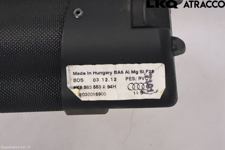 Audi A4 12-15 Innr Innsyn Beskytelse Stv