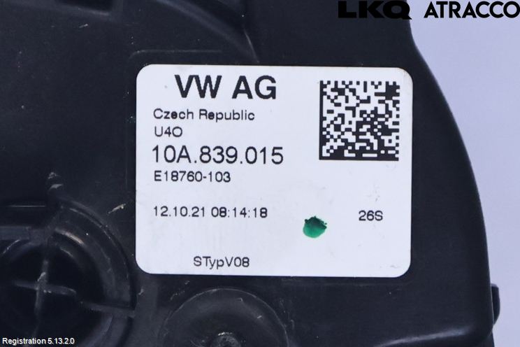 Volkswagen VW T-CROSS 19- Dørlås - Låsekasse