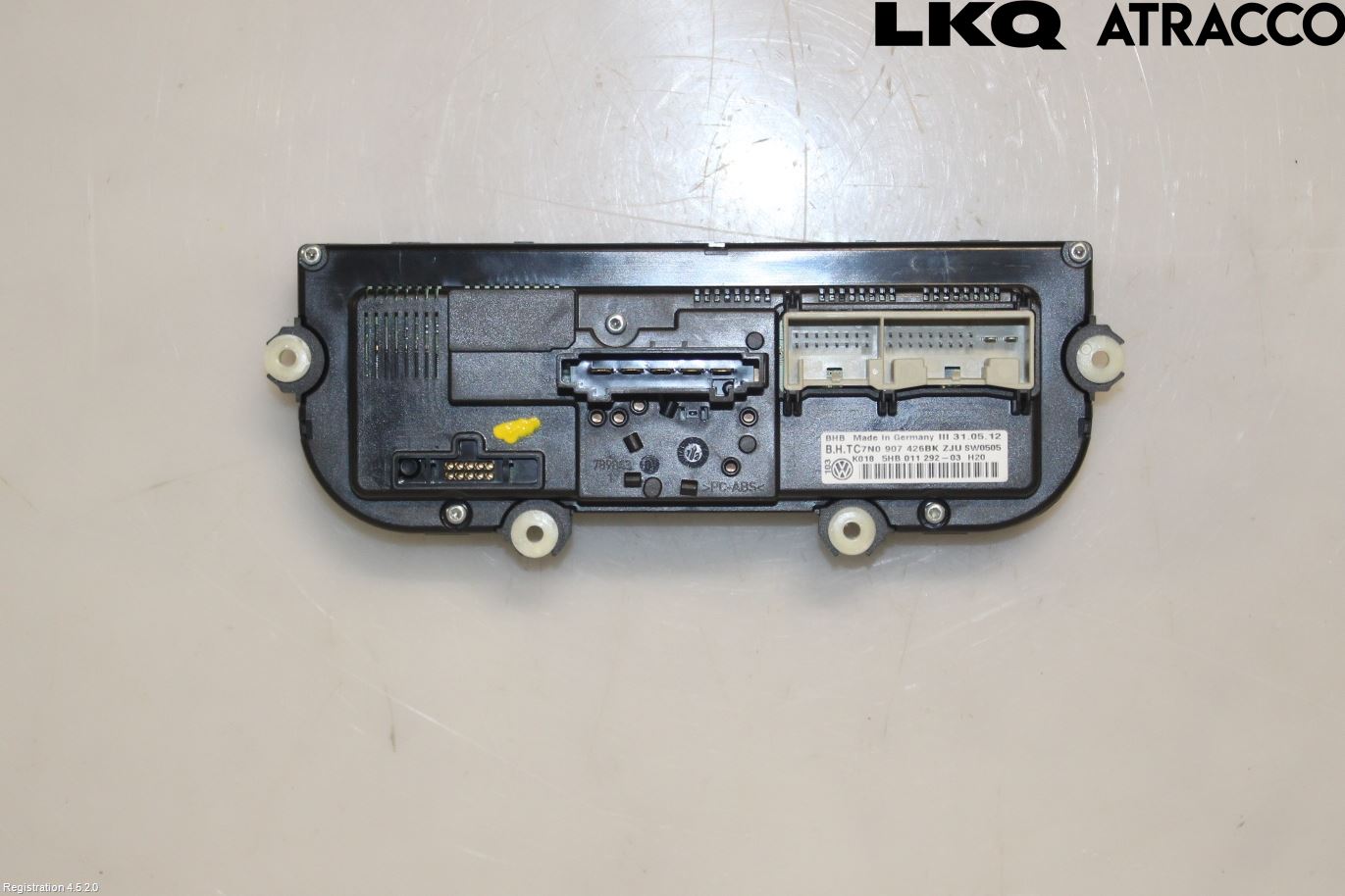 Volkswagen VW CADDY 11-15 Varme Ac Betjening-Display