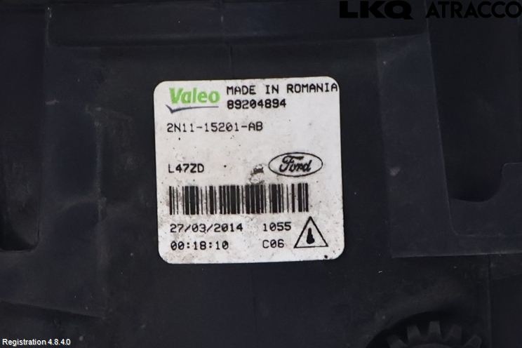 Ford GRAND C-MAX  11-14 Frontlykt-Kurve-Tåkelys