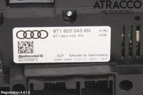 Audi A5 07-16 Varme Ac Betjening-Display