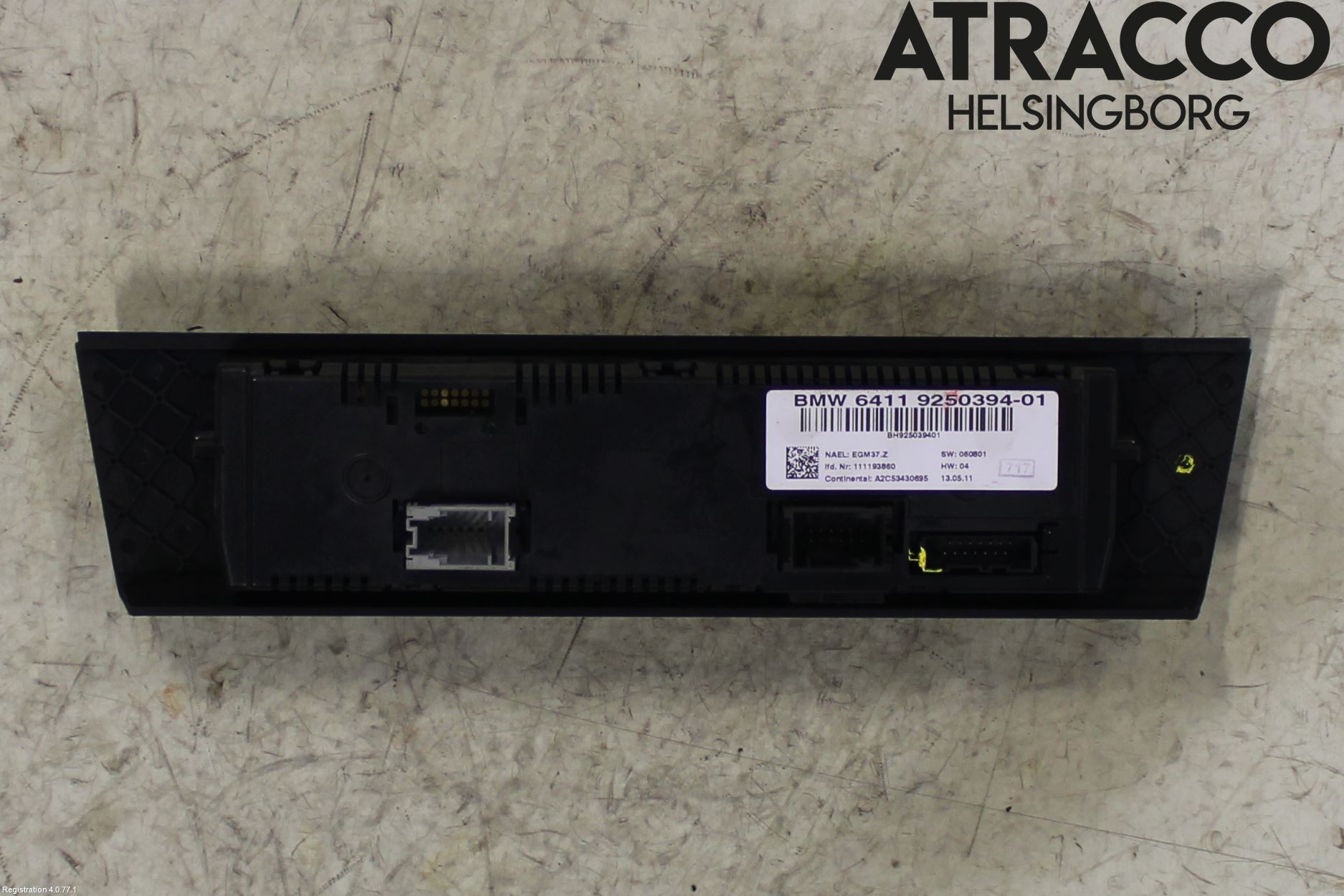 BMW 3 E92/93 Coupé/Cab 05-14 Varme Ac Betjening-Display