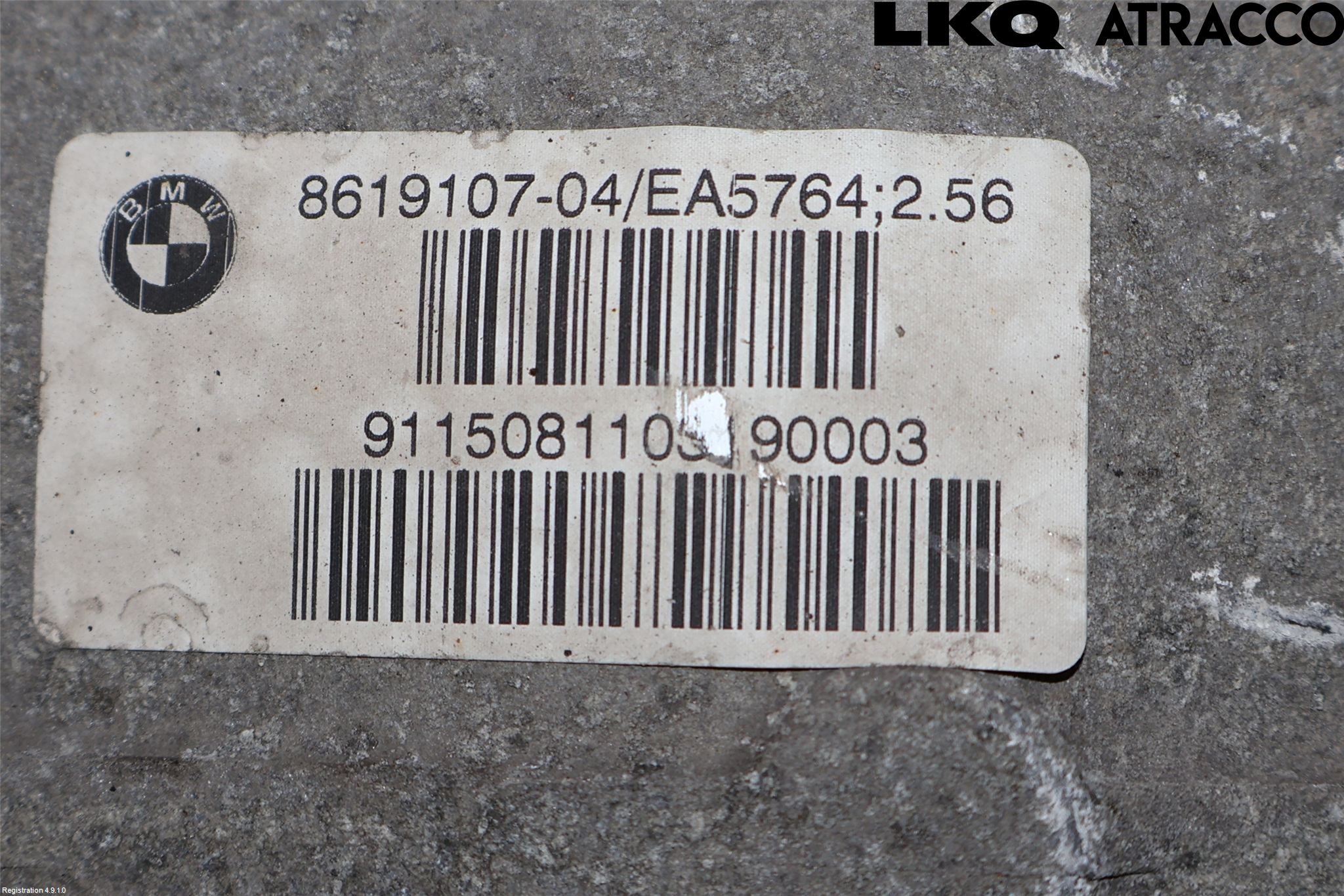 BMW 7 G11/G12 15-22 Bakaksel Kardang Bak -Diff