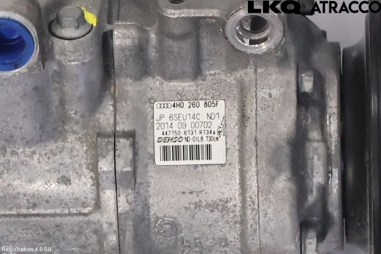 Audi A8/S8 4H 10-17 Varme Ac Kompressor