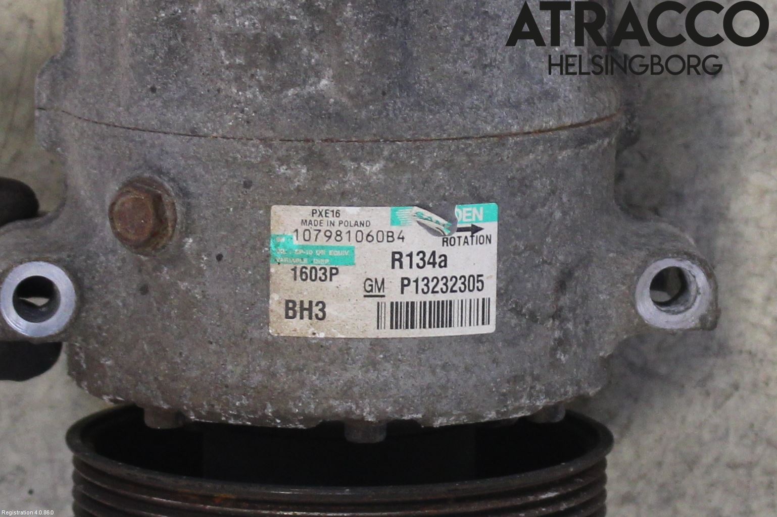 Saab 9-5 10-12 Varme Ac Kompressor