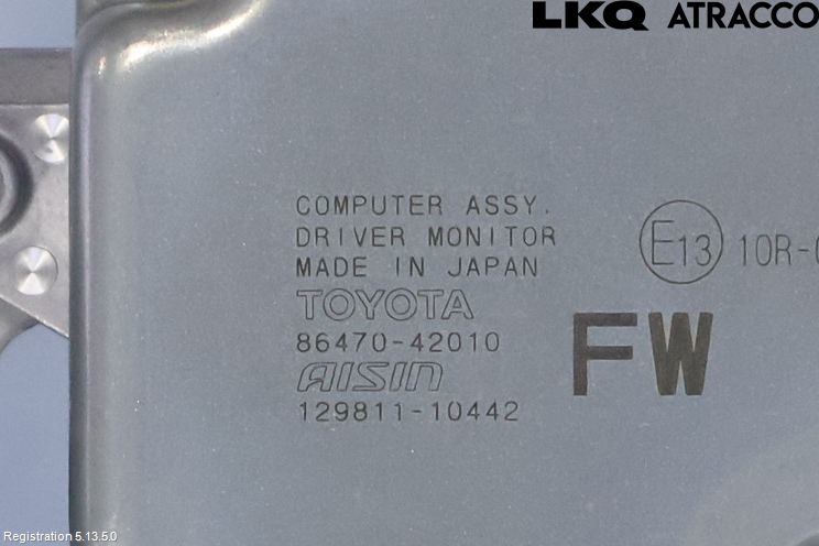 Toyota bZ4X EA10 22- Styreenhet Øvrig