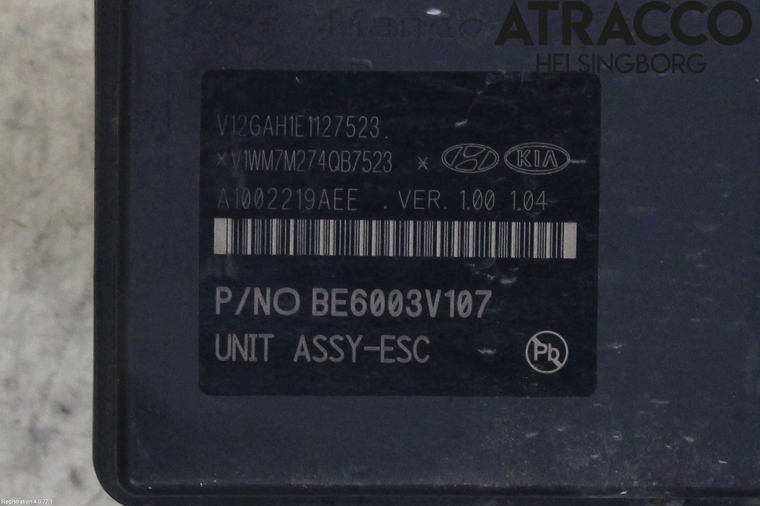 Kia STONIC 18->> Abs Hydraulikkaggregat