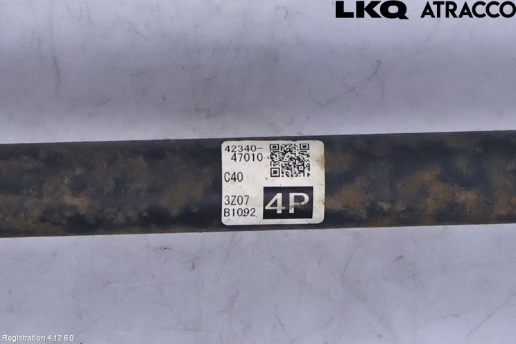 Toyota YARIS CROSS XP21 21- Drivaksel Bak Kompl Høyre