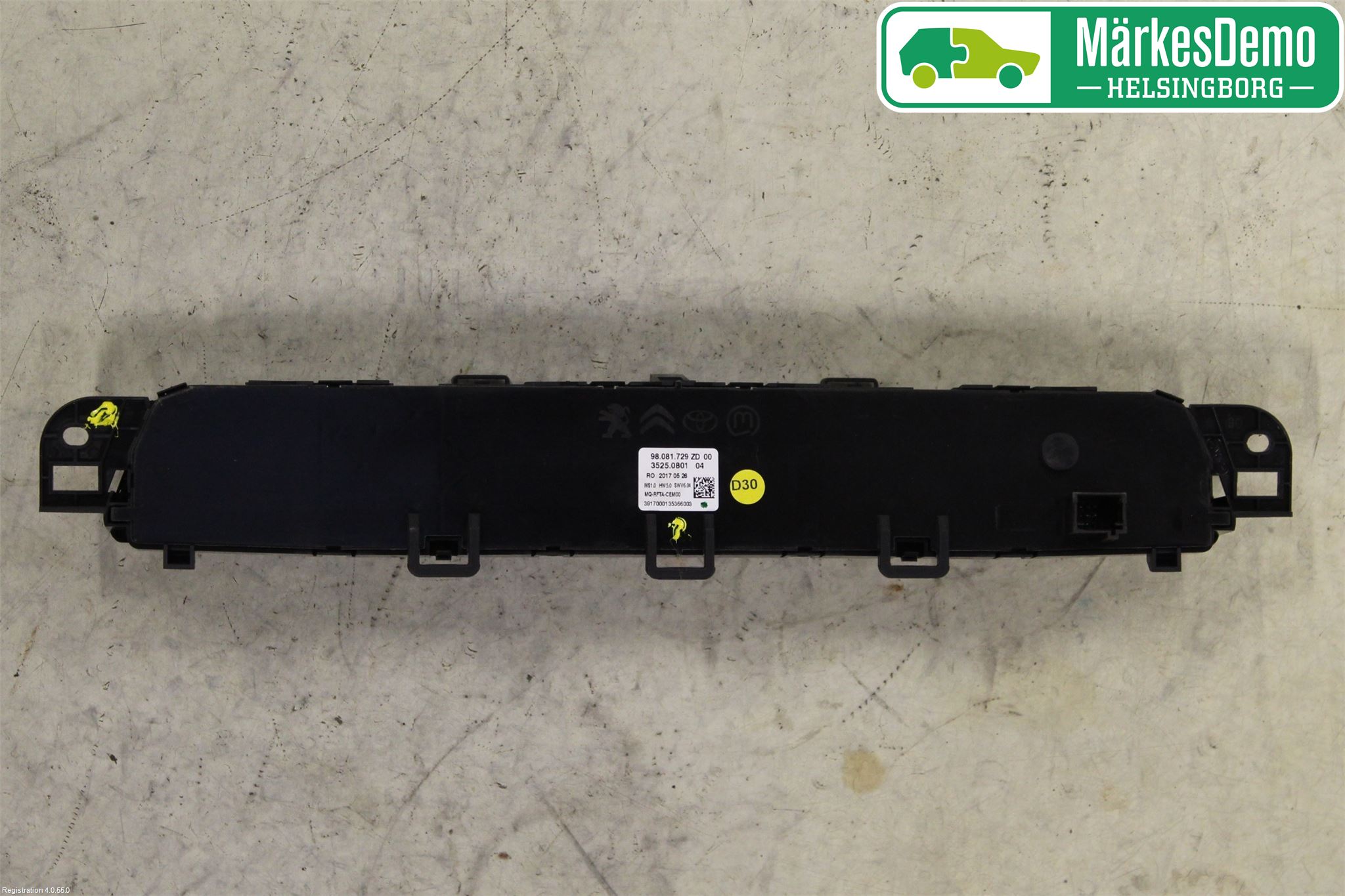 Toyota PROACE II 16- Varme Ac Betjening-Display