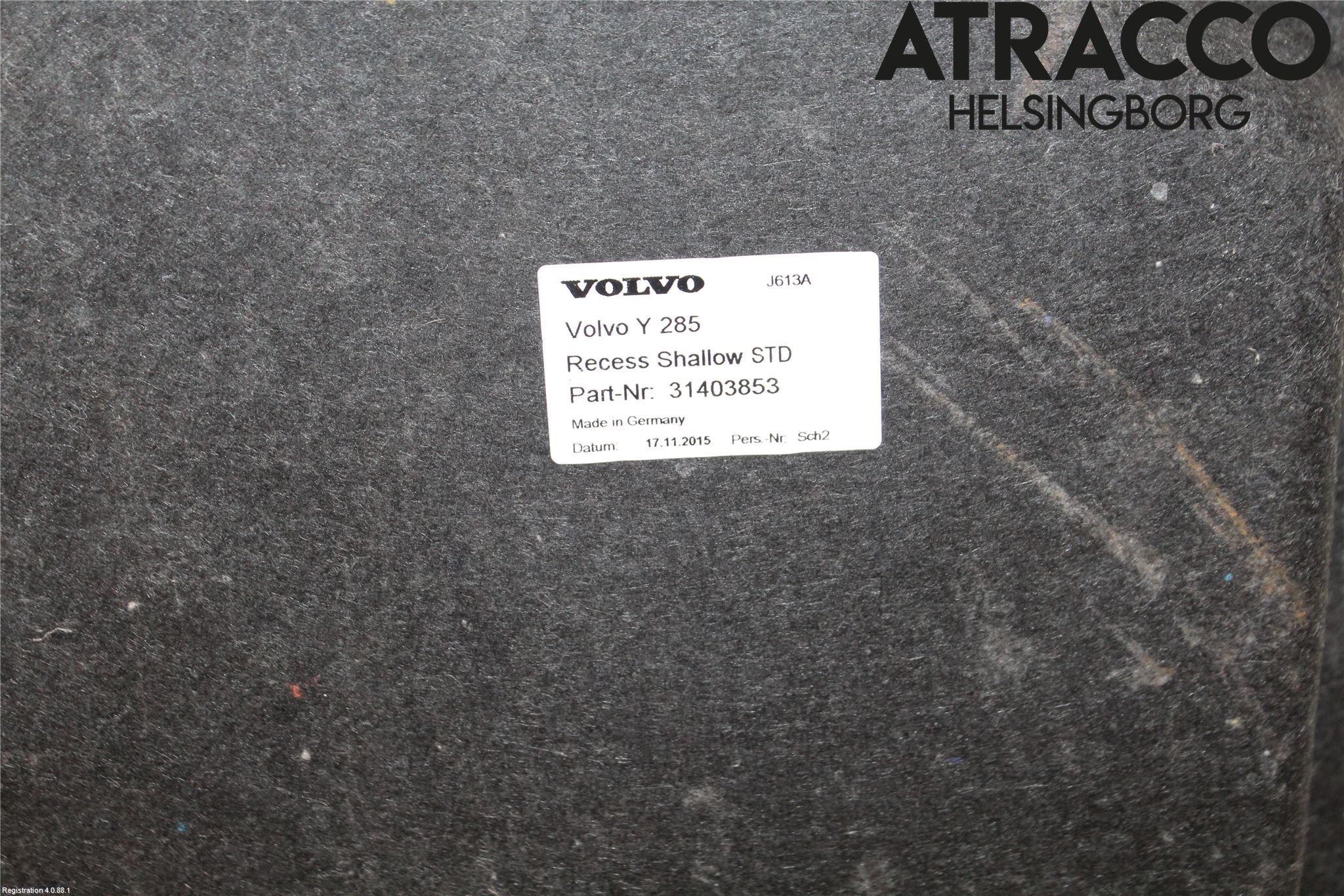 Volvo XC70 14-16 Verktøyrom - Oppbevaring