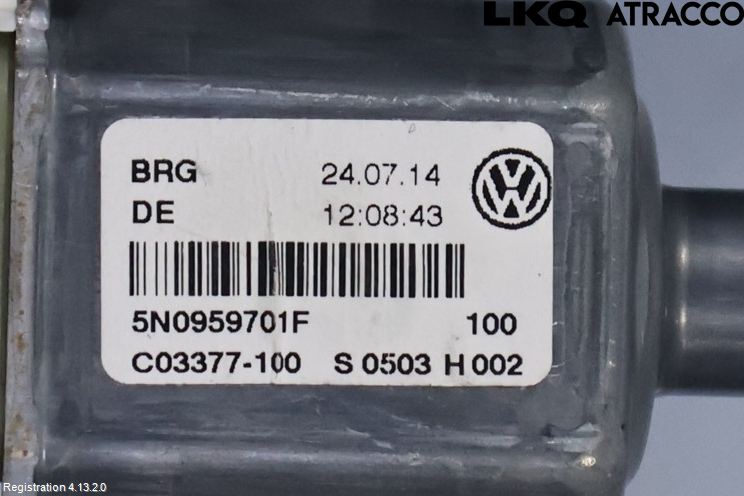 Volkswagen VW TIGUAN 07-16 Vindusheismotor