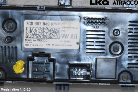 Volkswagen VW CRAFTER II / E-CRAFTER 17- Varme Ac Betjening-Display
