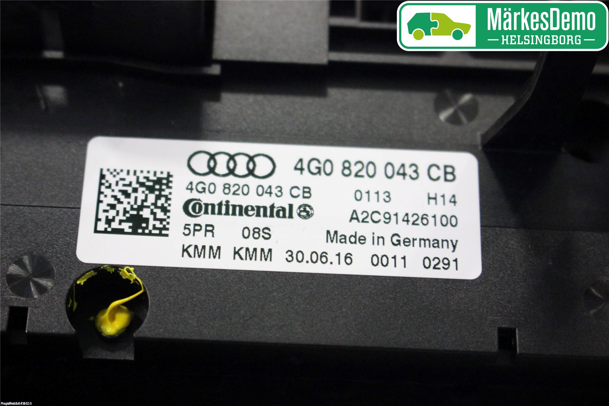 Audi A6/S6 4G 11-18 Varme Ac Betjening-Display