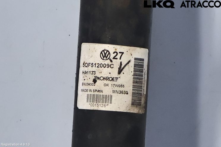 Volkswagen VW TIGUAN 16-24 Støtdemper Bak