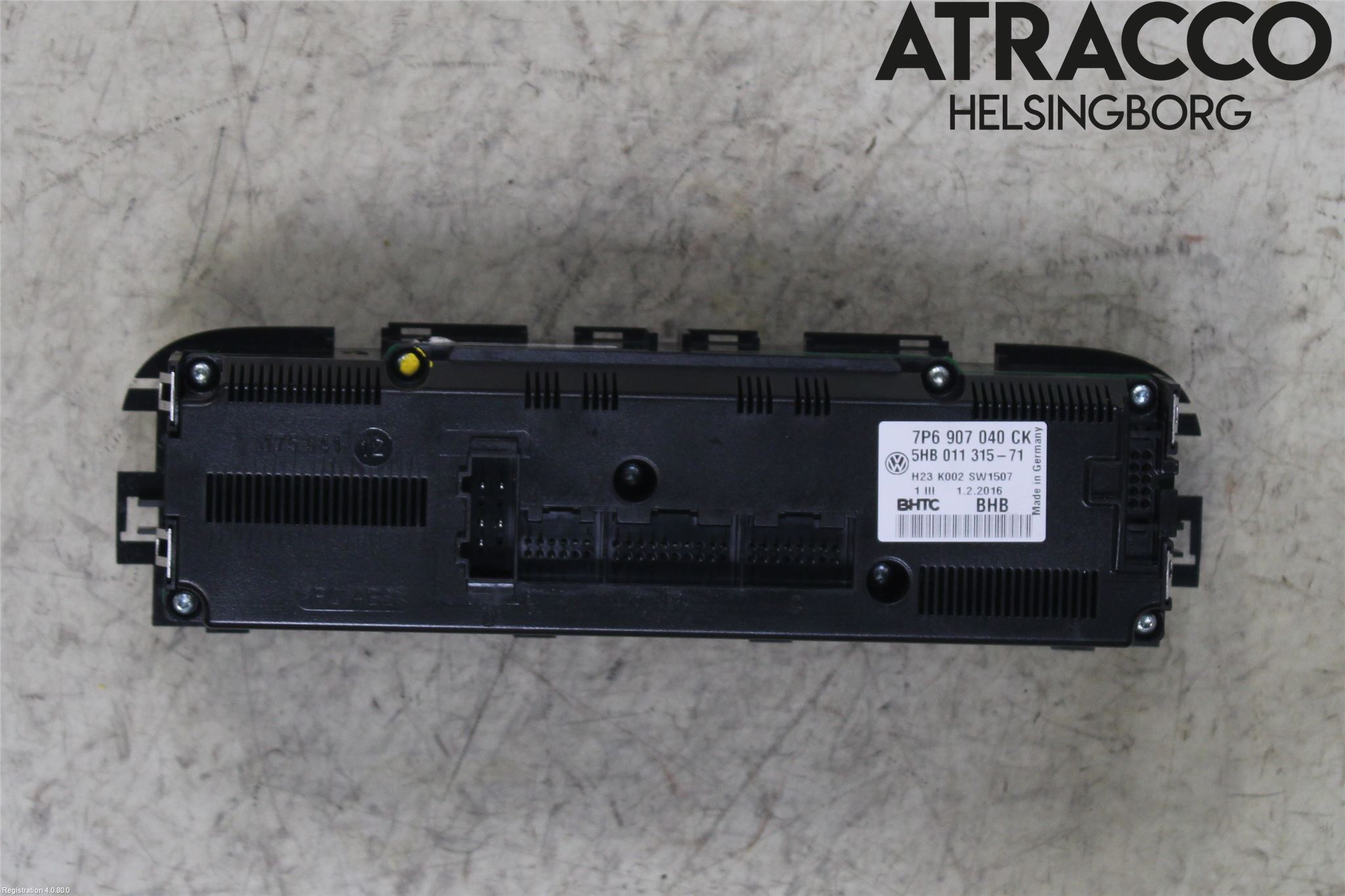 Volkswagen VW TOUAREG 7P 11-18 Varme Ac Betjening-Display