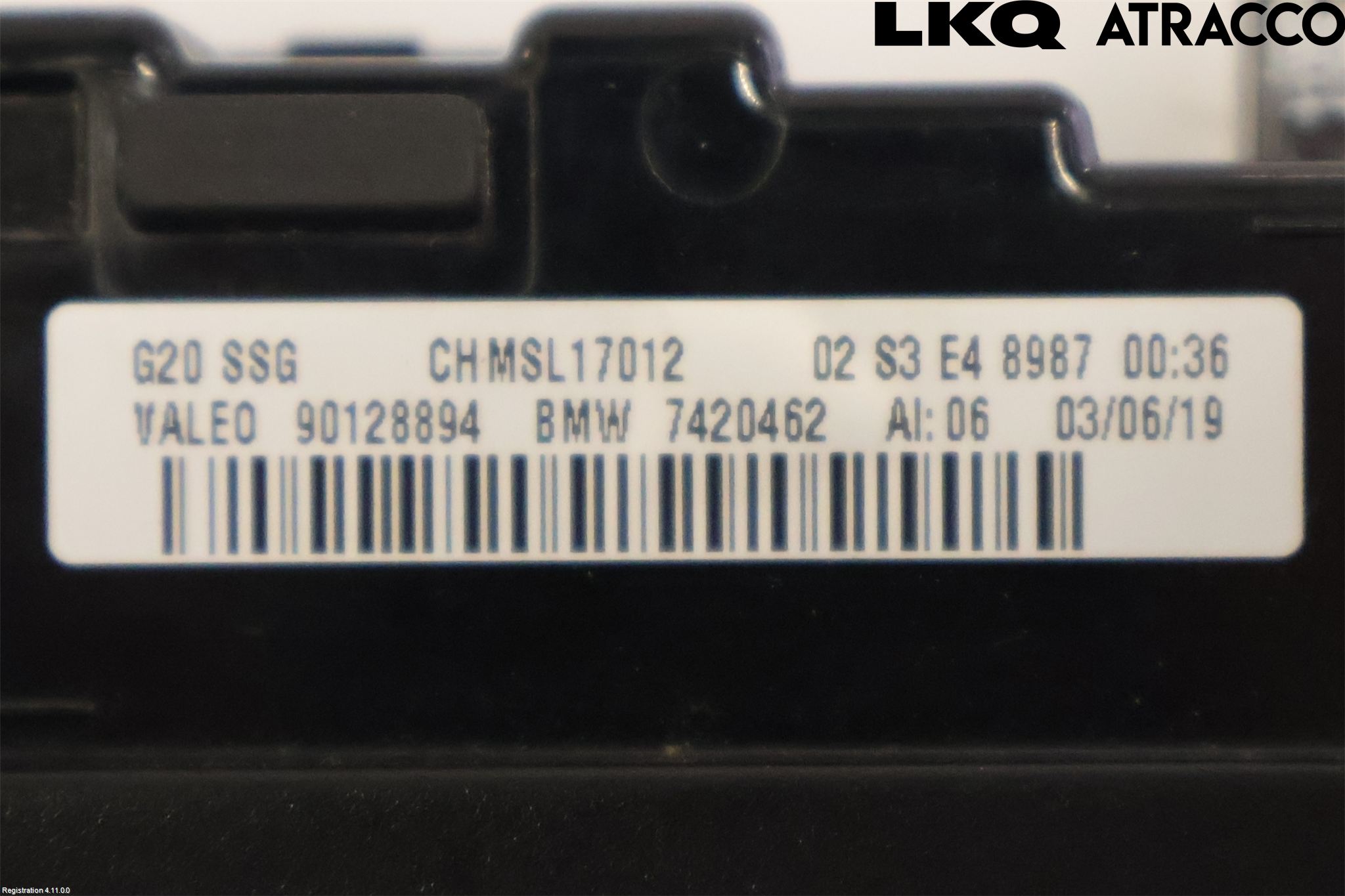 BMW 3 G20/G21/G80/G81 19- Bremselys Bakrute