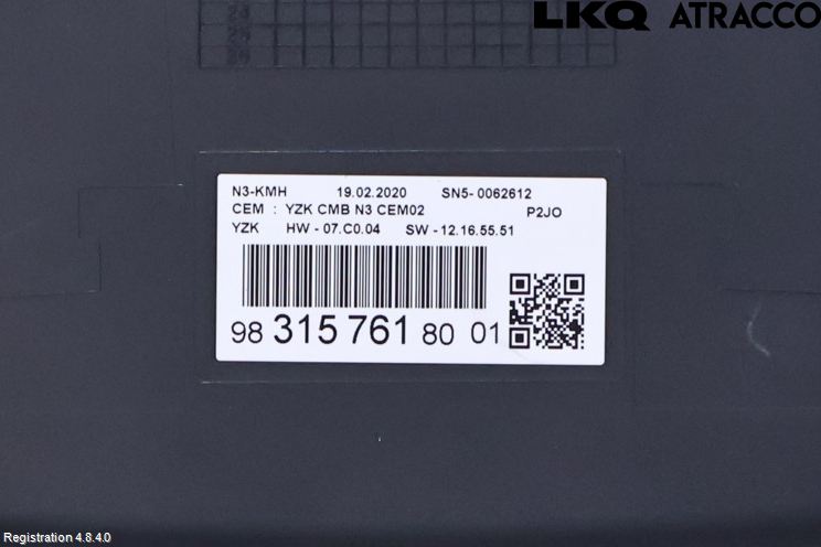 Opel CORSA F, CORSA-E 20- Instr Kombinert