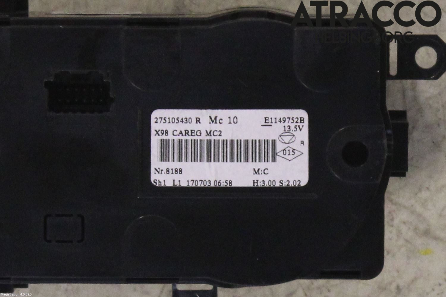 Renault CAPTUR 13-19 Varme Ac Betjening-Display