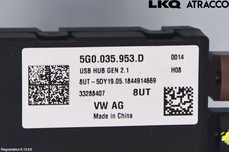 Volkswagen VW TOUAREG CR 18- Stereo Radio Øvrig