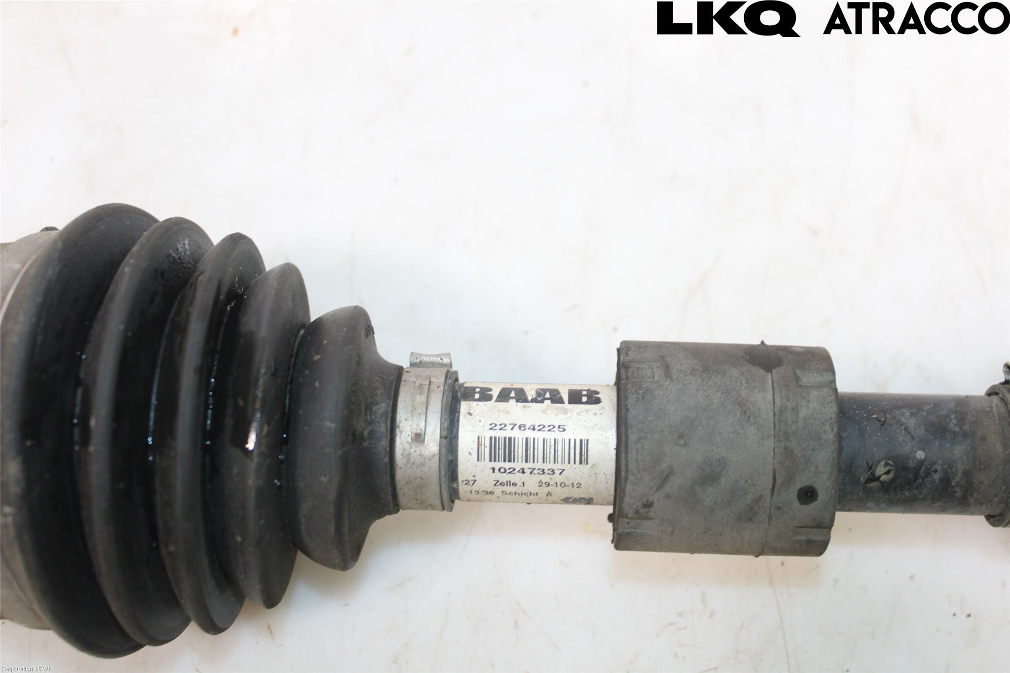 Opel INSIGNIA 09-16 Drivaksel Foran Kompl Venstre