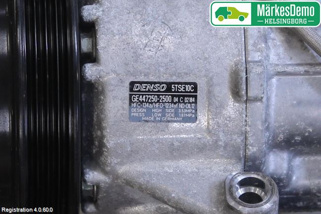 Toyota YARIS XP130 15-20 Varme Ac Kompressor