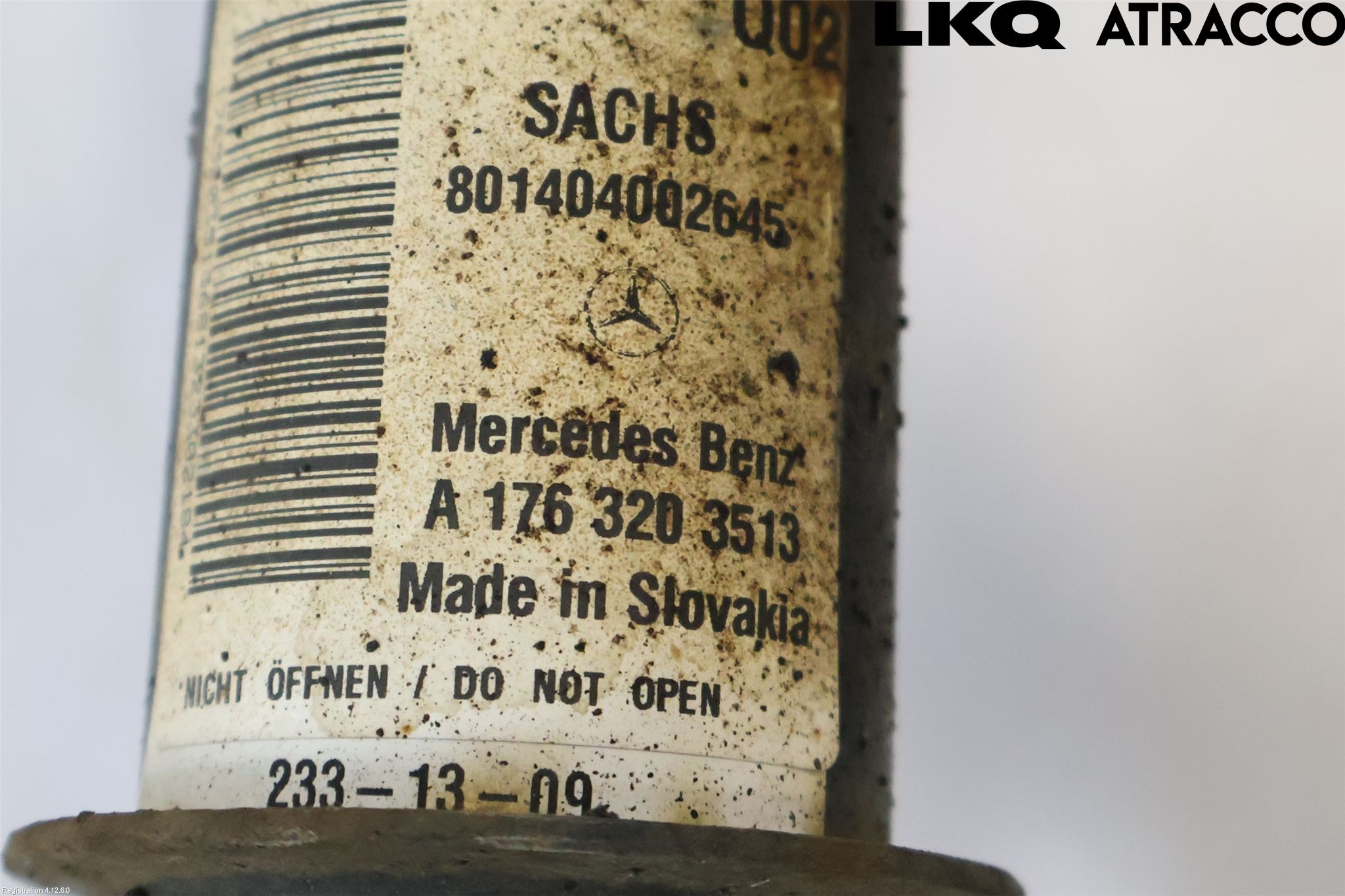 Mercedes-Benz MB A-KLASS (W176) 13-18 Fjærbein Foran Venstre