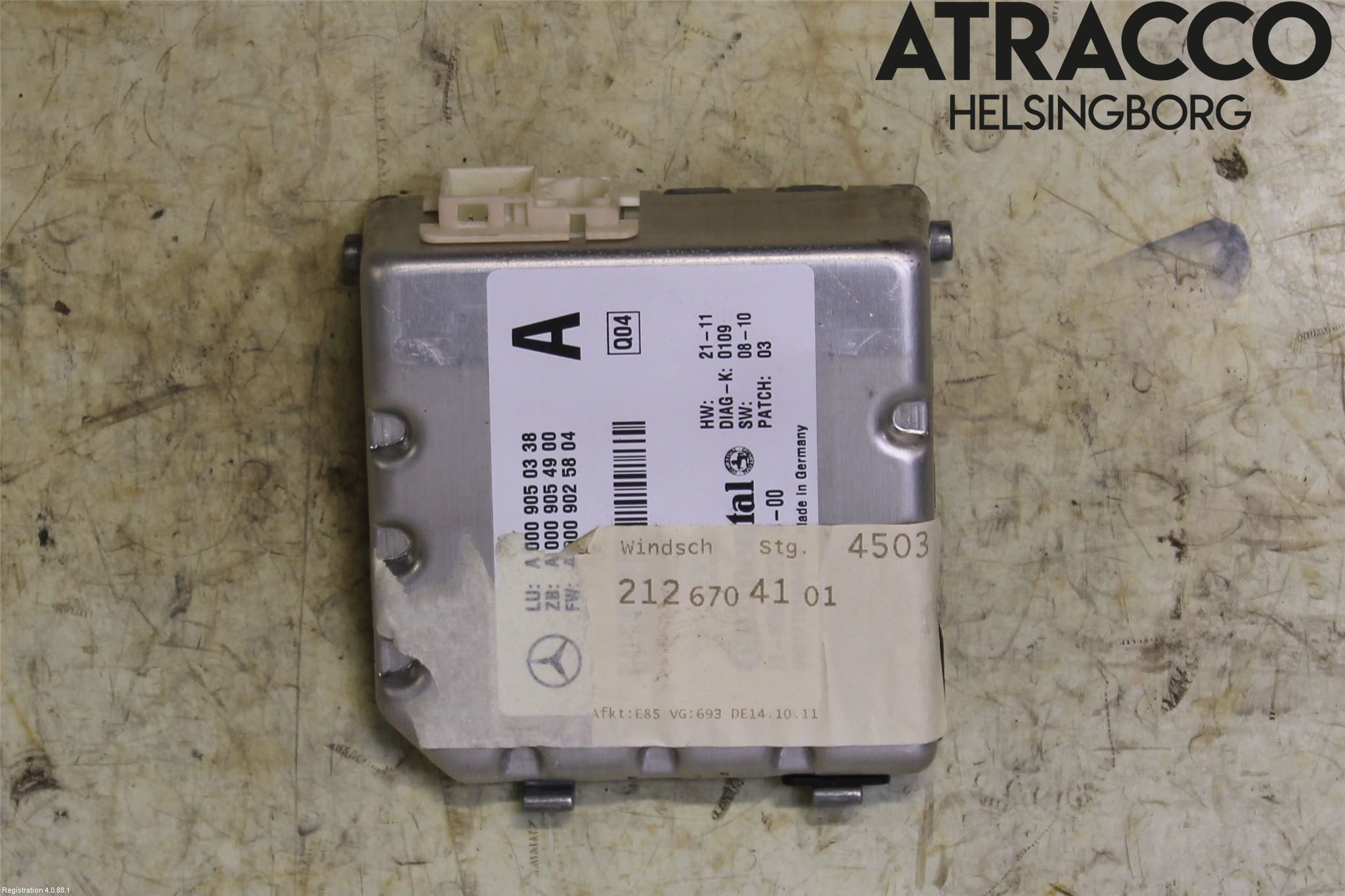 Mercedes-Benz MB E-KLASS (W212) 09-16 Sensor Kollisjonsbeskyttelse