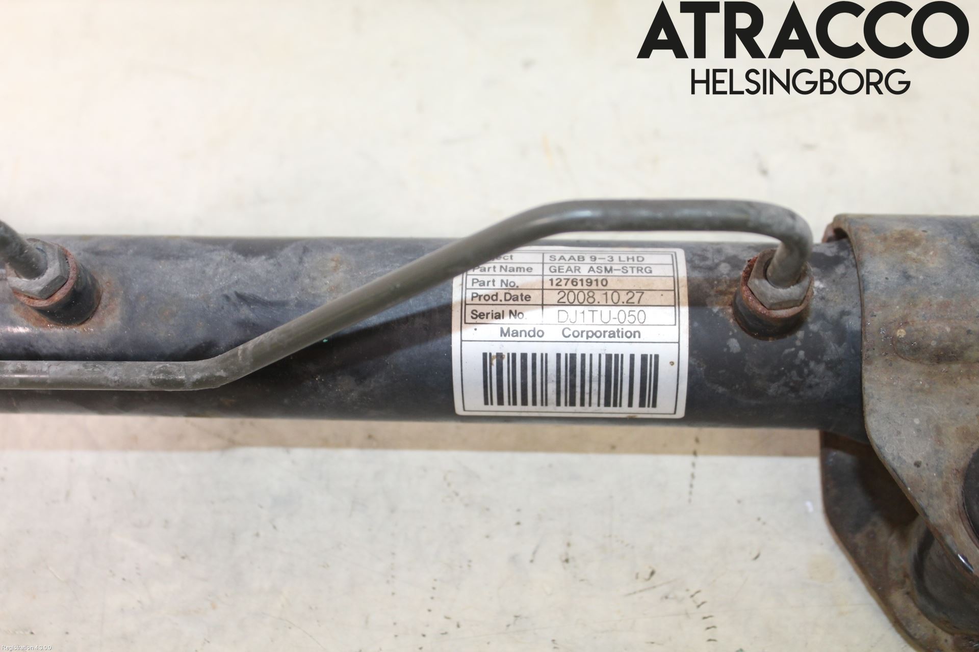 Saab 9-3 VER2/VER3 08-15 Servo Snekke - Tannstang