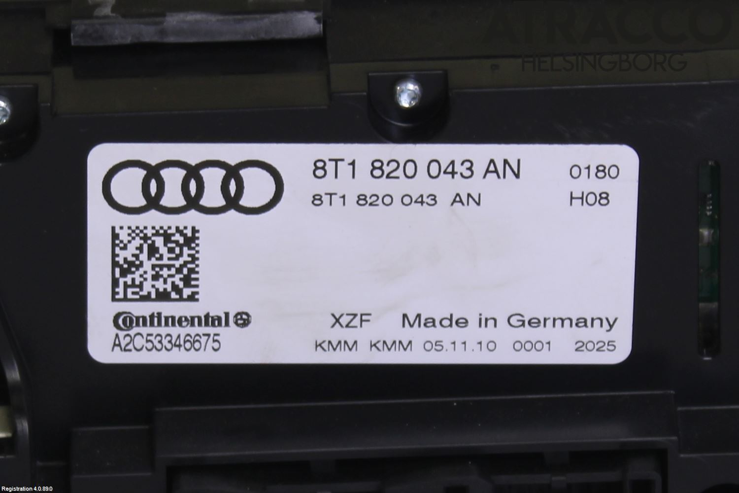 Audi A4/S4 08-11 Varme Ac Betjening-Display