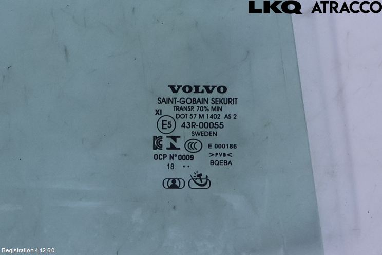 Volvo V90 CROSS COUNTRY 17->> Dørrute Bak Høyre 4Dørs