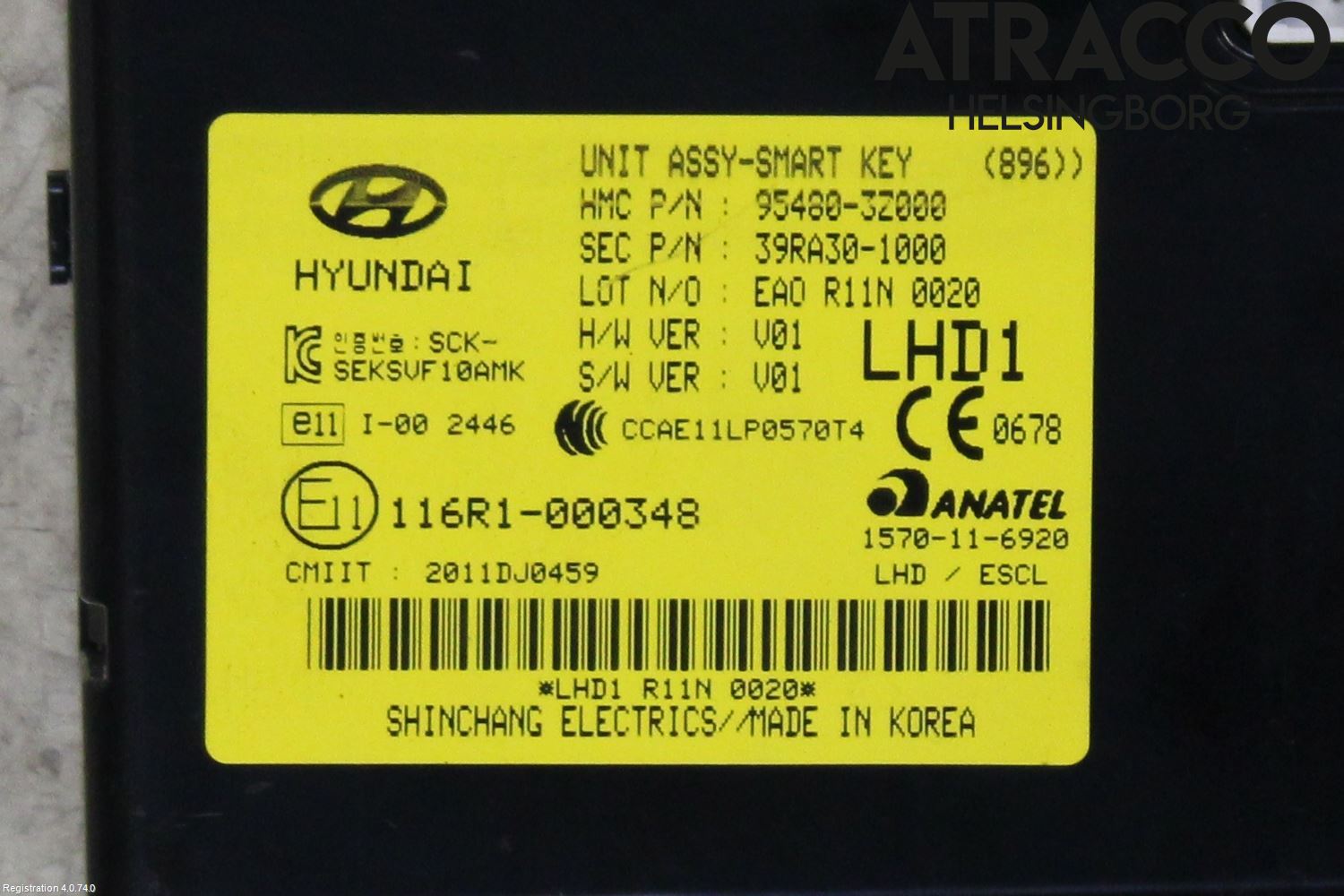 Hyundai i40 08-15 Styrenhet Nyckellös System