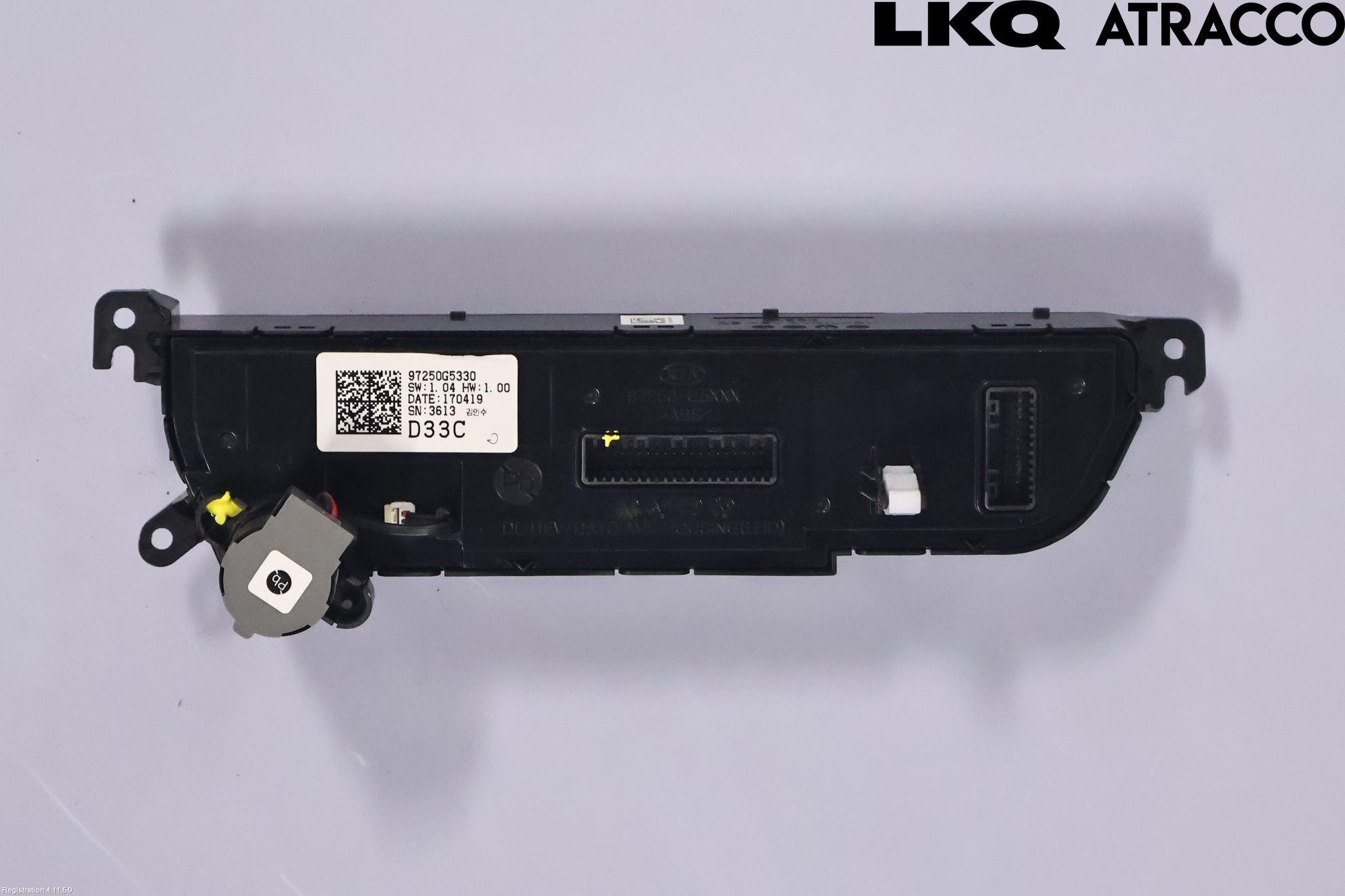 Kia NIRO (DE) 17-22 Varme Ac Betjening-Display