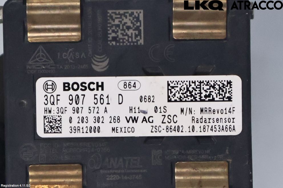 Volkswagen VW GOLF SPORTSVAN 15-20 Sensor Fartsbegrensning