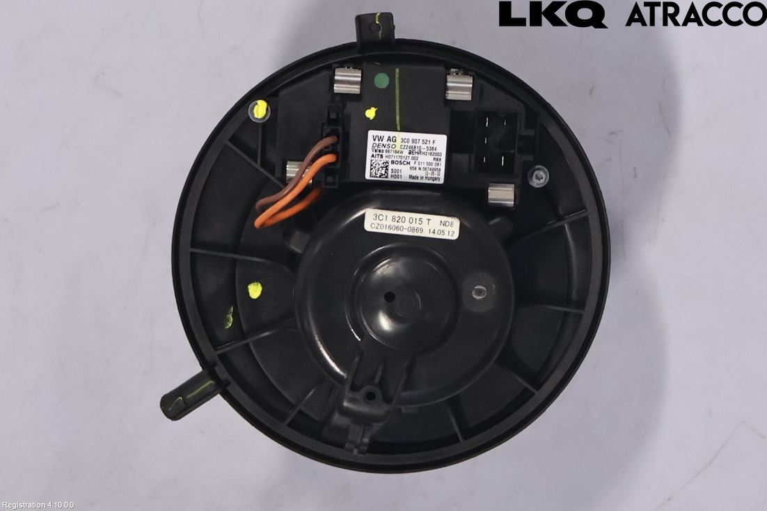 Volkswagen VW PASSAT CC 08-16 Varmeapparat Viftemotor