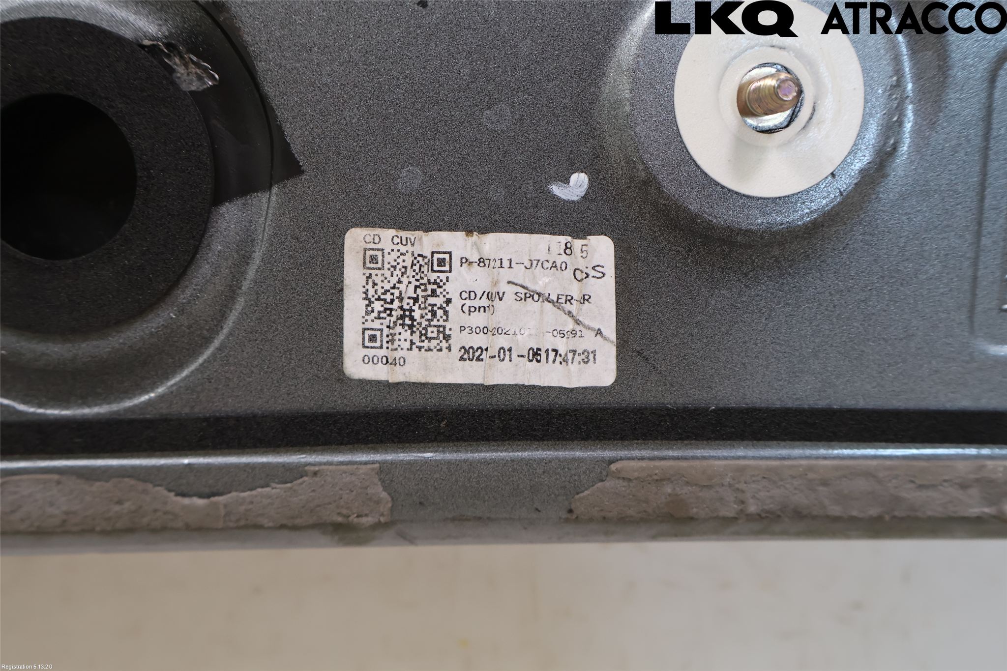 Kia XCEED 19- Spoiler Bakluke