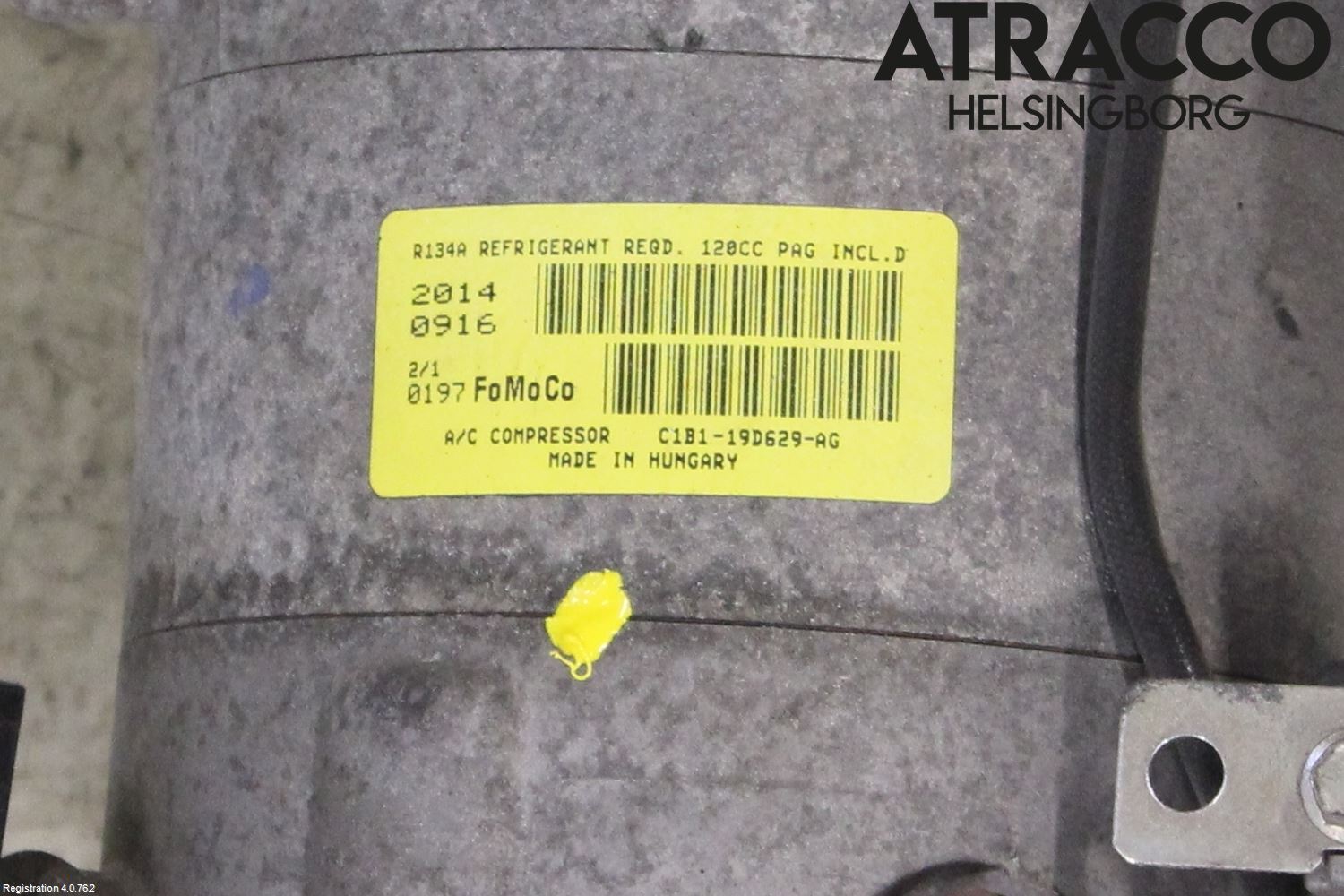 Ford FIESTA 13-17 Varme Ac Kompressor