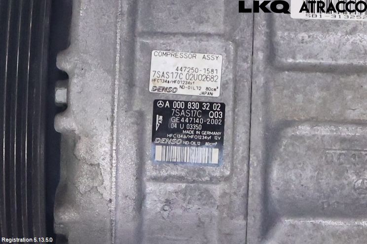 Mercedes-Benz MB VITO/V-KLASS (W640,W447,W448) 14- Varme Ac Kompressor