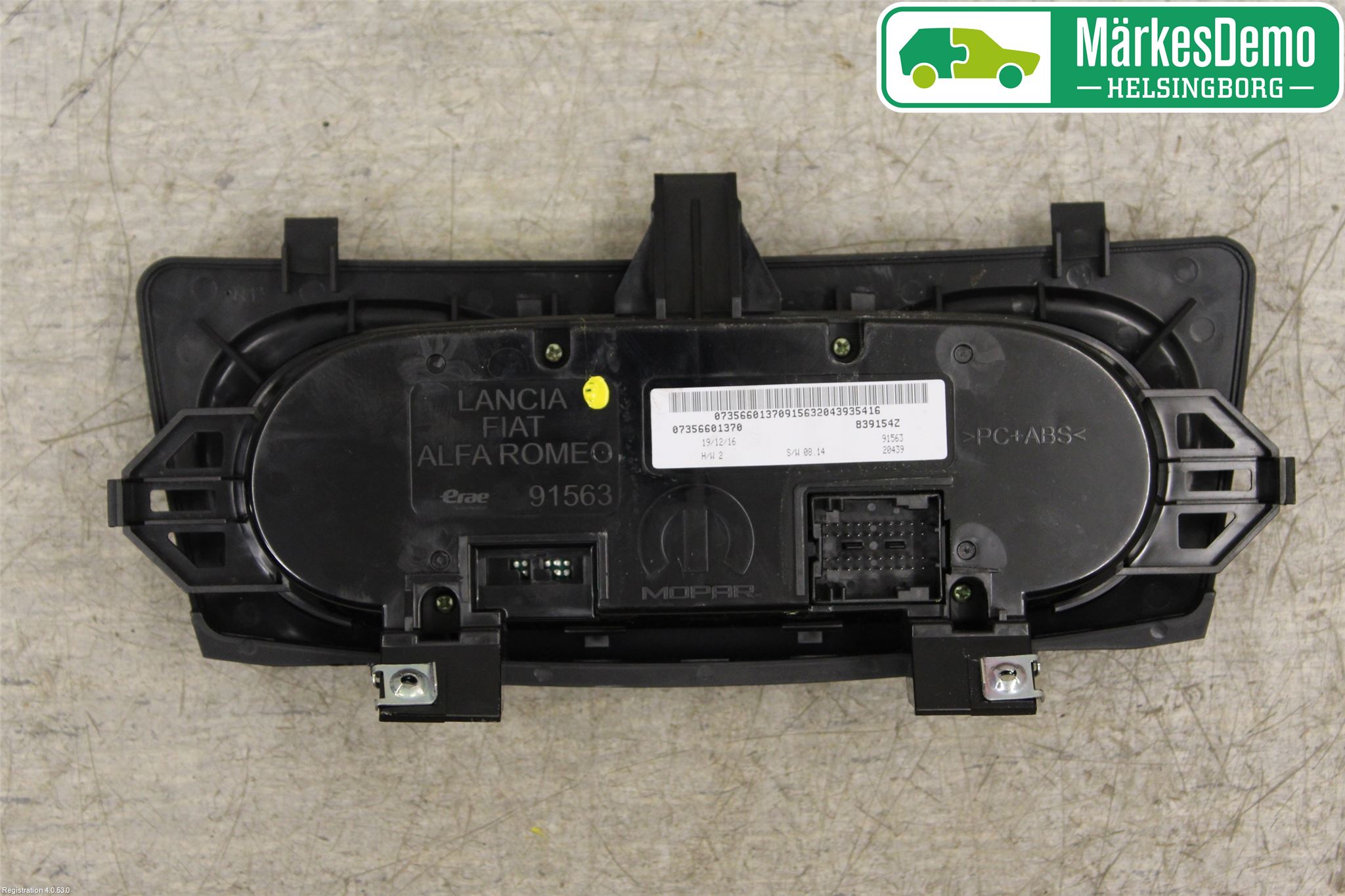 Fiat TIPO/CROSS 16- Varme Ac Betjening-Display
