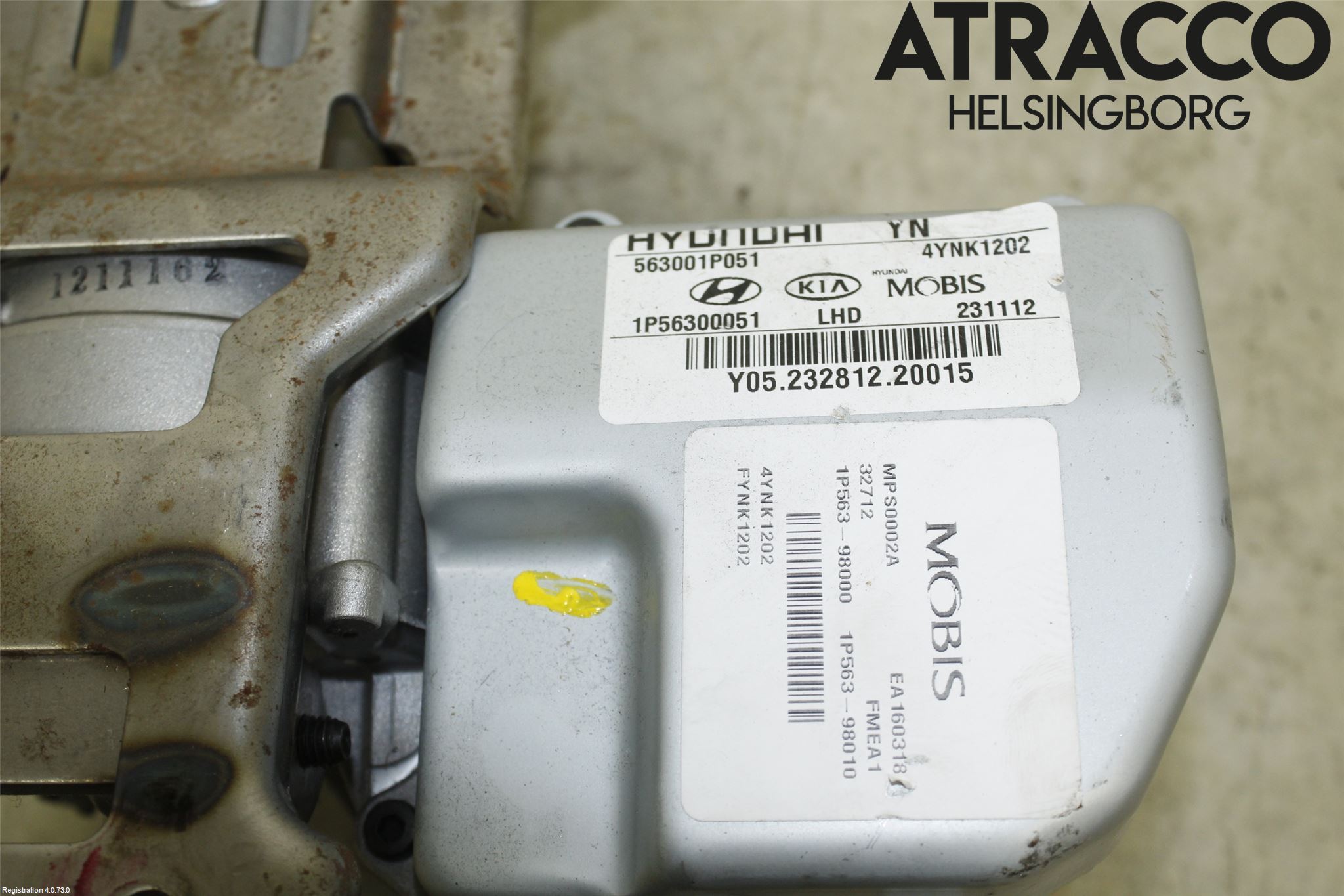 Kia VENGA 10-19 Rattakselaggregat Innebygd Servo