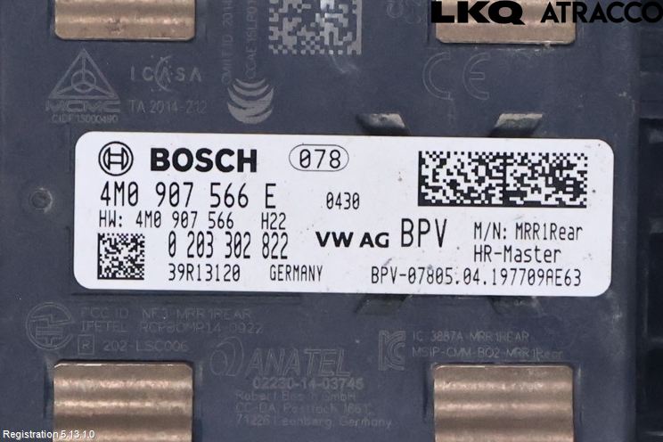 Audi A4 ALLROAD 17- Sensor Kollisjonsbeskyttelse