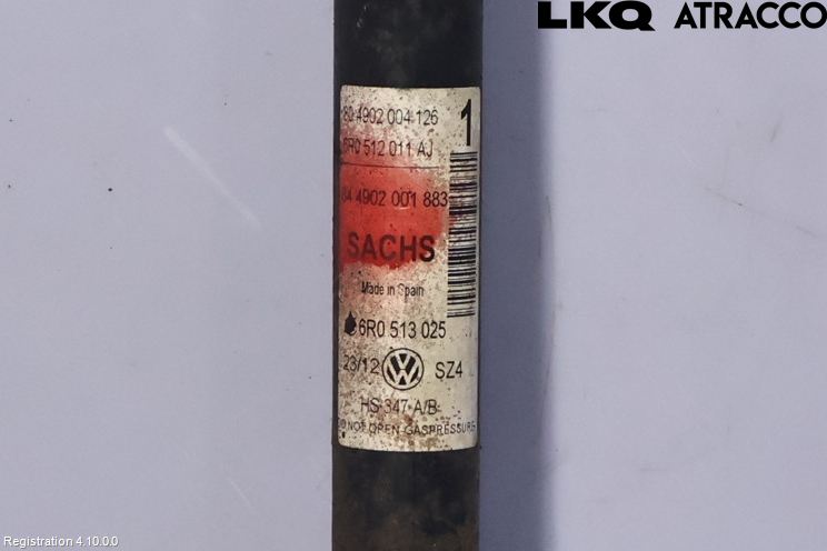 Volkswagen VW POLO 10-17 Støtdemper Bak