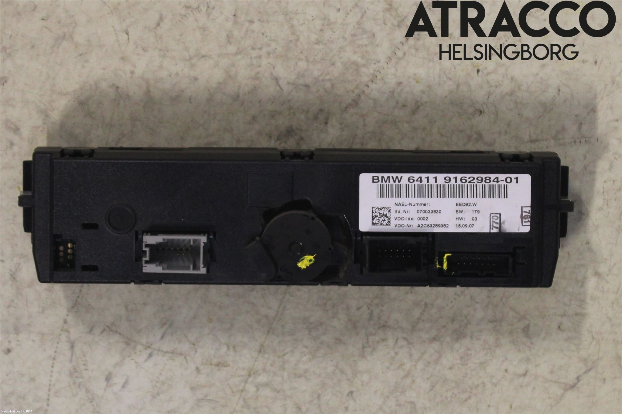 BMW 3 E92/93 Coupé/Cab 05-14 Varme Ac Betjening-Display