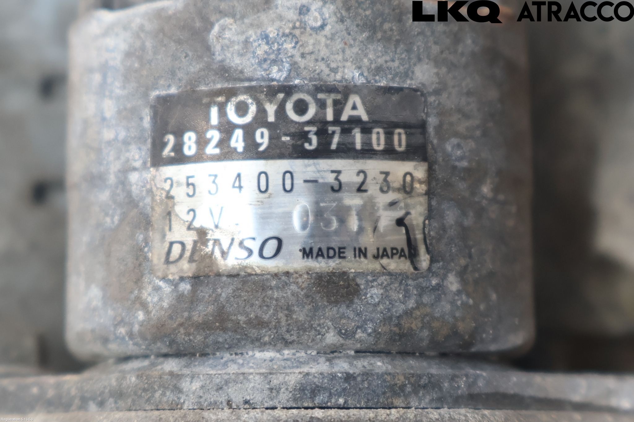 Toyota AURIS 13-19 Startmotor