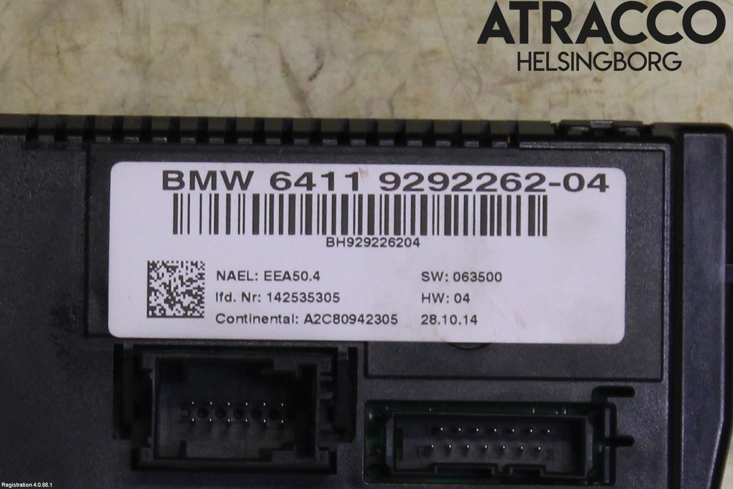 BMW X1 E84 10-15 Varme Ac Betjening-Display