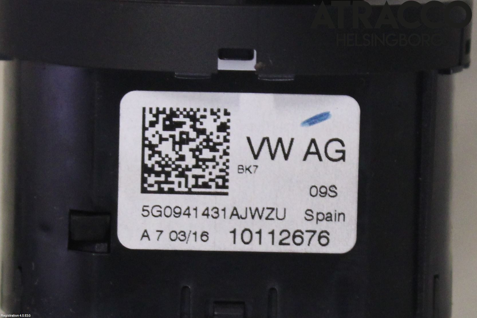 Volkswagen VW POLO 10-17 Bryter Hovedlys