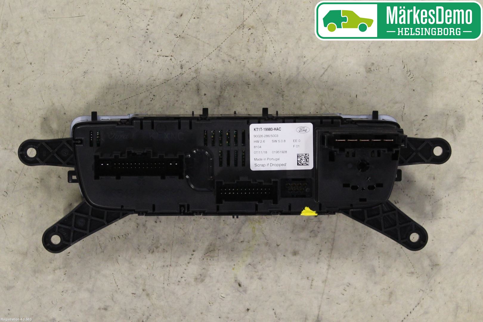 Ford TRANSIT/TOURNEO CONNECT 13-22 Varme Ac Betjening-Display