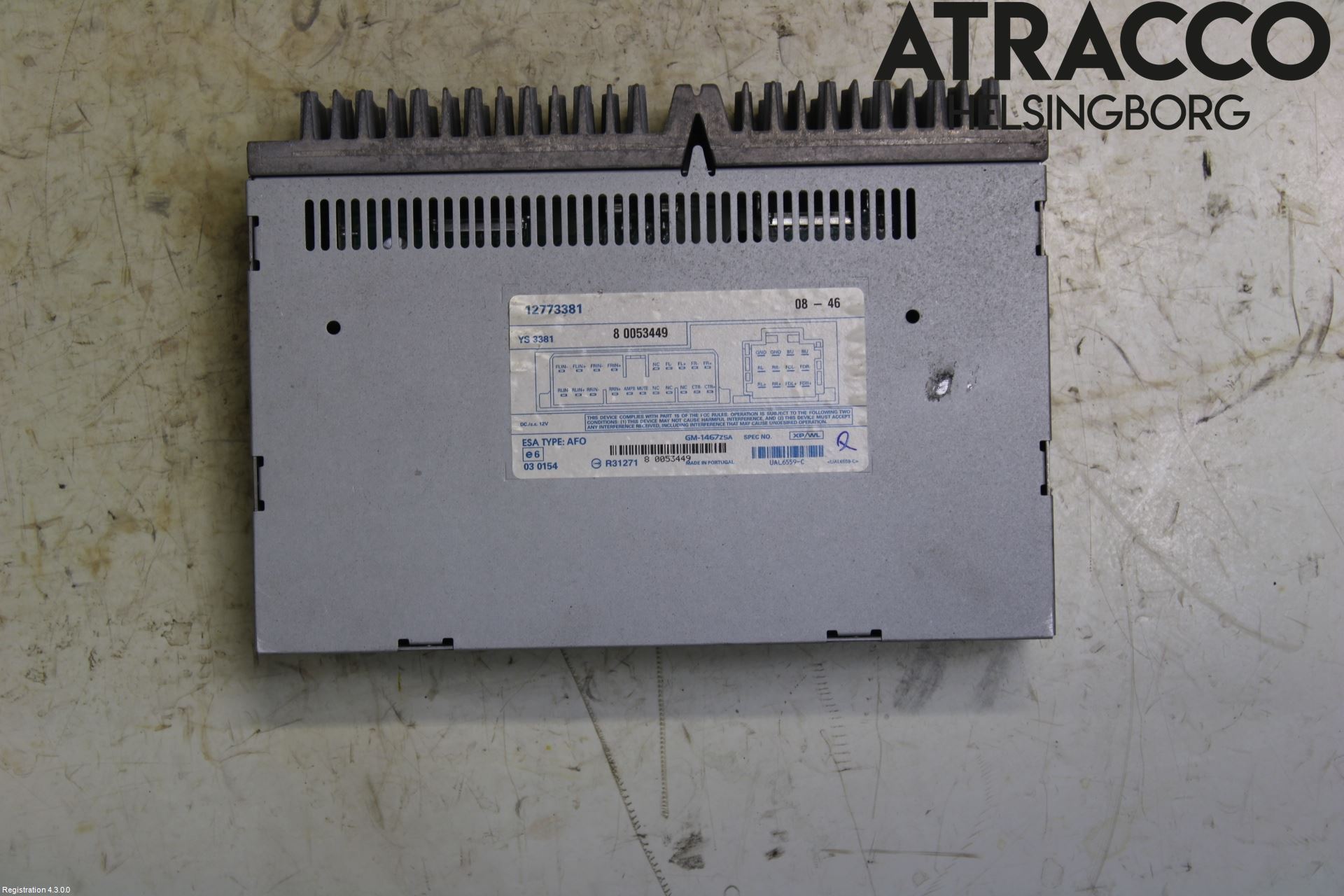 Saab 9-3 VER2/VER3 08-15 Stereo Forsterker