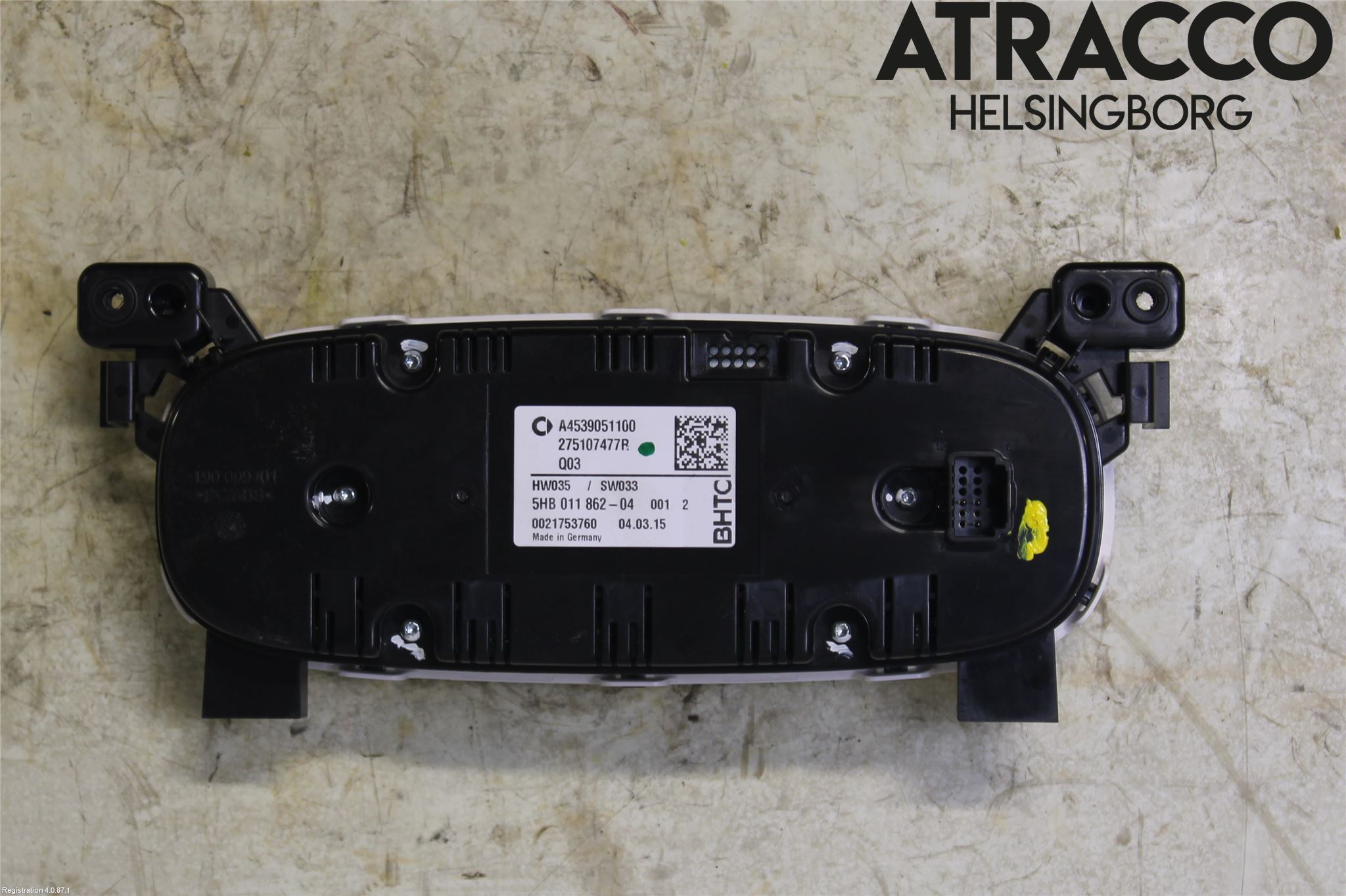 Smart FORFOUR 14-22 Varme Ac Betjening-Display