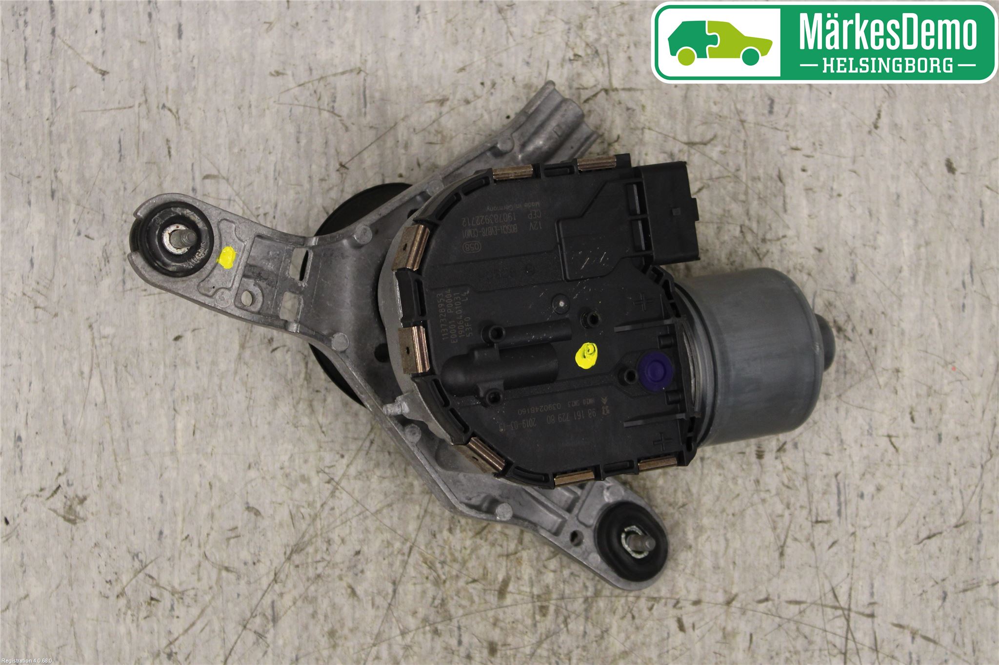 Citroen C4 SPACETOURER 19-22 Viskermotor Frontrute